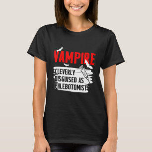 T-shirt Phlebotomiste Vampire Phlebotomie Technicien 1