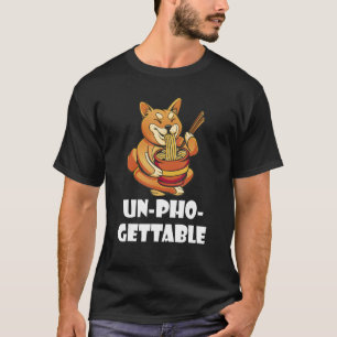 T-shirt Pho Fox Pho Bowl Nourriture vietnamienne Pho Noodl