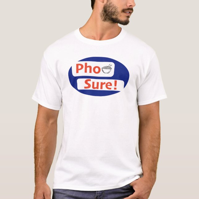 T-shirt Pho Sure print design : Youtube merchandises (Devant)