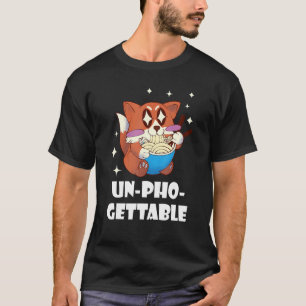 T-shirt Pho Unforgettable  Nourriture Pun Fox Nouille Viet