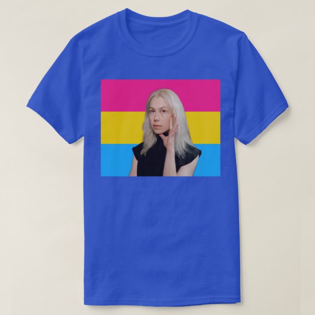 T-shirt Phoebe Bridgers Drapeau Pansexual Pride (Design devant)