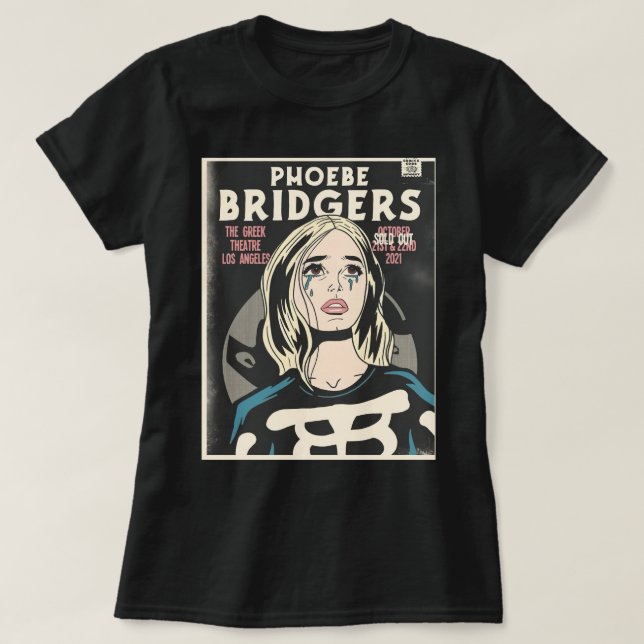T-shirt Phoebe Bridgers spectacle de la ville natale Class (Design devant)