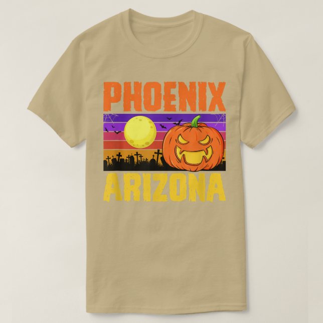 T-shirt Phoeni Arizona Happy Halloween Party Local City Pr (Design devant)