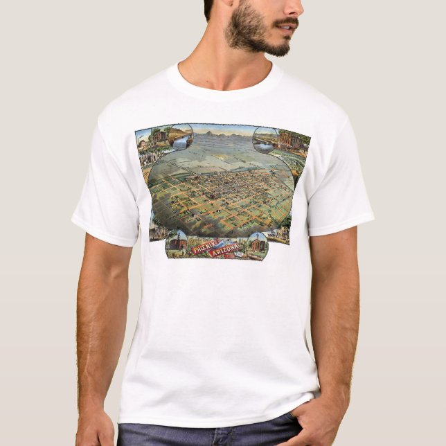 T-shirt Phoenix, Arizona - 1885 (Devant)