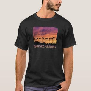 T-shirt Phoenix Arizona Beaux palmiers coucher de soleil c