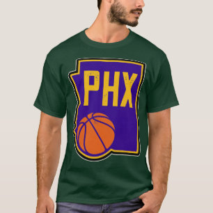 T-shirt Phoenix Basketball State Outline