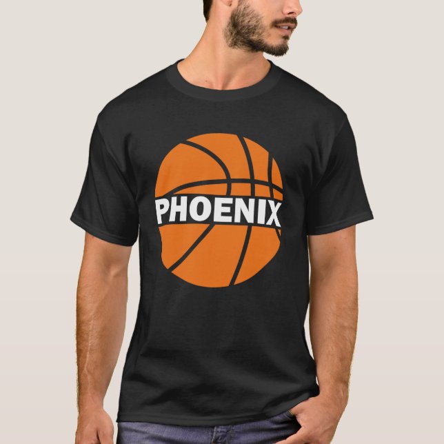 T-shirt Phoenix Basketball Valley PHX Arizona B Ball (Devant)
