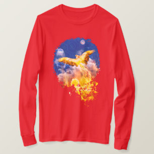 T-shirt Phoenix Bird LEVER AU-DESSUS DE VOS PROBLÈMES Swea