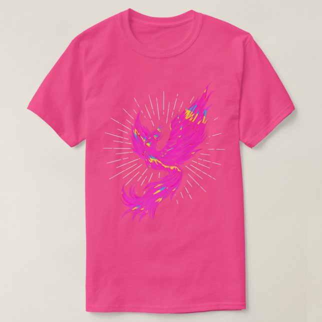 T-shirt Phoenix coloréFeu d'oiseauxFantasy Phoenix (Design devant)