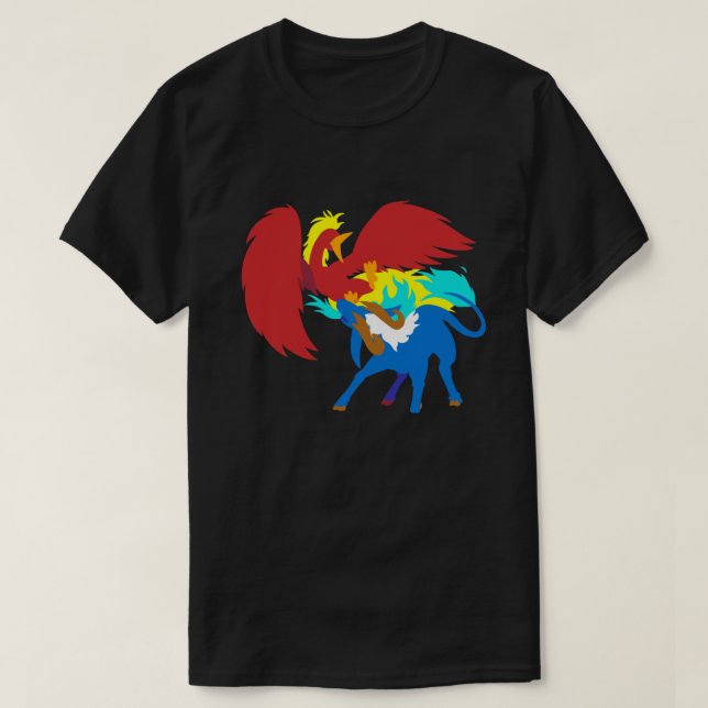 T-shirt Phoenix contre Qilin (Design devant)