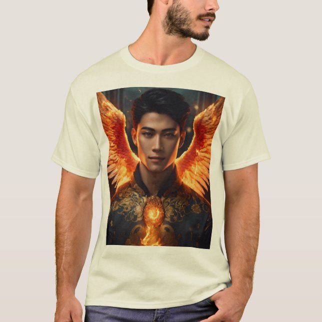 T-shirt Phoenix DJ : Le Beat Reborn (Devant)