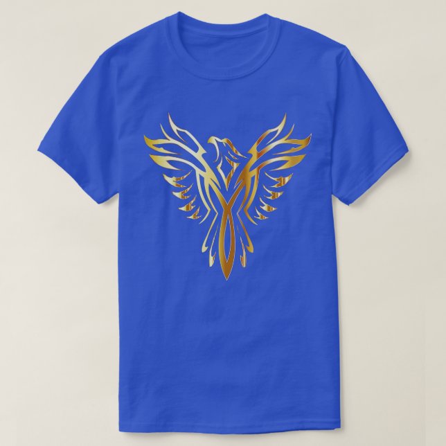 T-shirt Phoenix d'or Firebird Phoenix Mythique Fiction B (Design devant)