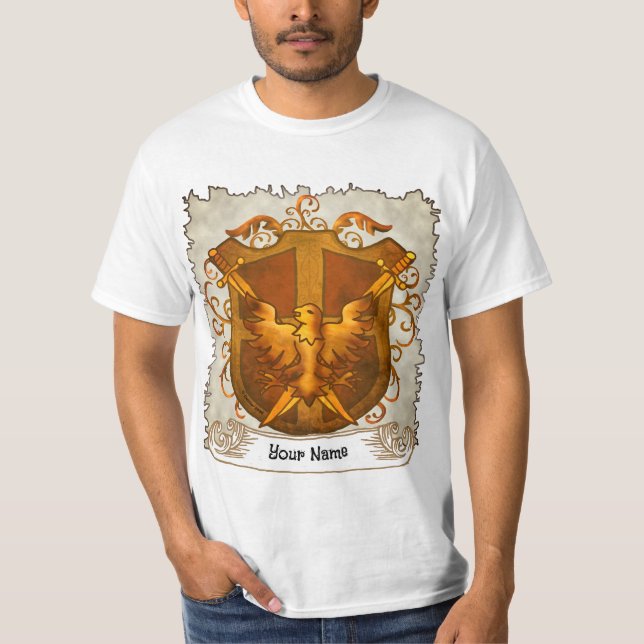 T-shirt Phoenix Family Crest Nom (Devant)