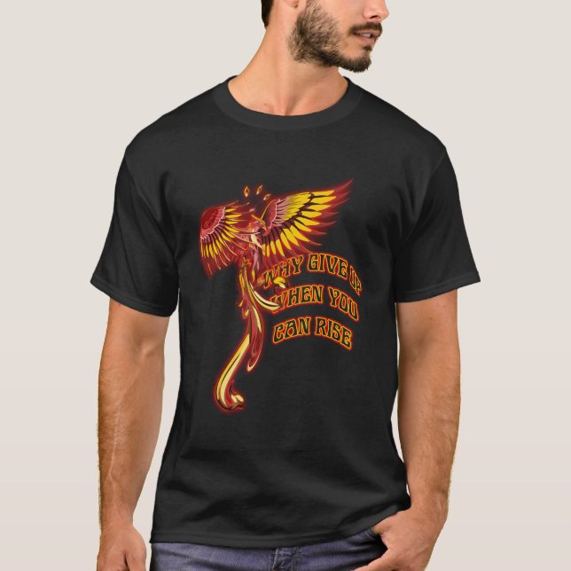 T-shirt Phoenix Firebird Mythique Pourquoi Abandonner Quan (Devant)