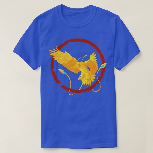 T-shirt Phoenix Mythique Feu d'Oiseau (Design devant)
