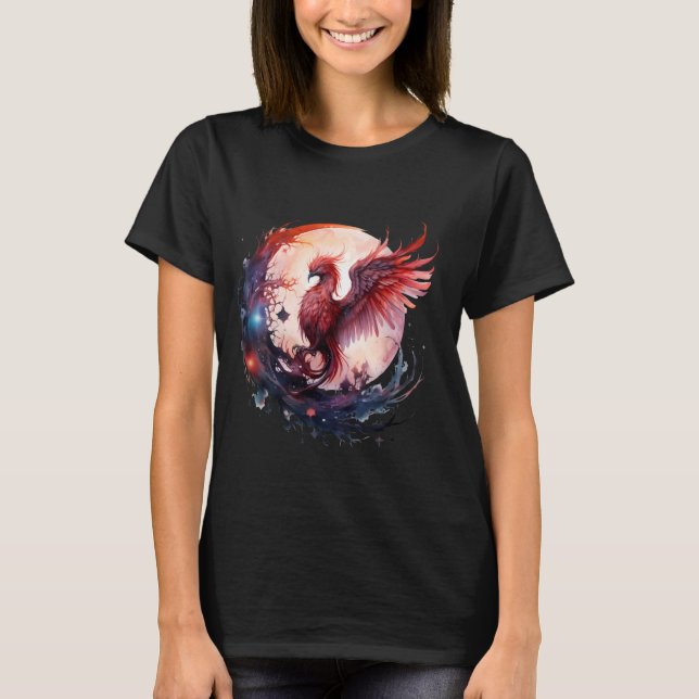 T-shirt Phoenix Renaissance Feu Phoenix Bird Mythique Oise (Devant)