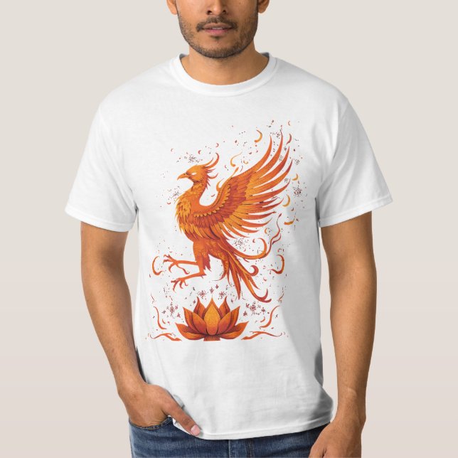 T-shirt Phoenix Rising - Symbole de force et de renouveau (Devant)