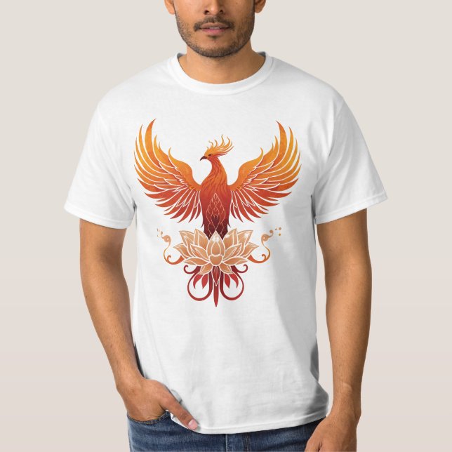 T-shirt Phoenix Rising - Symbole de force et de renouveau (Devant)