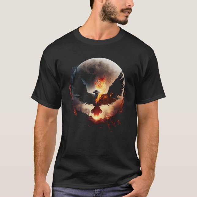 T-shirt Phoenix Se Lève De Ashes Resurrectio Renaissance N (Devant)