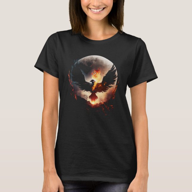 T-shirt Phoenix Se Lève De Ashes Resurrectio Renaissance N (Devant)