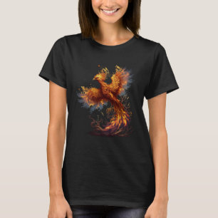 T-shirt Phoenix Se Lève Des Cendres Résurrection Renaissan