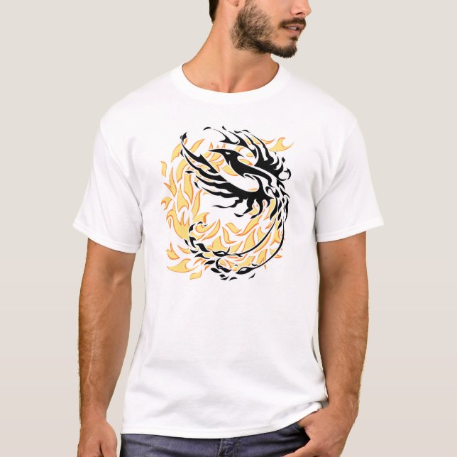 T-shirt Phoenix tribal (Devant)