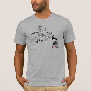 T-shirt Phonographe de Kodiaks
