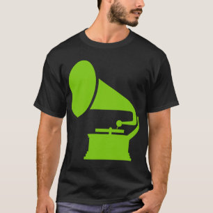 T-shirt Phonographe - Vert Martien