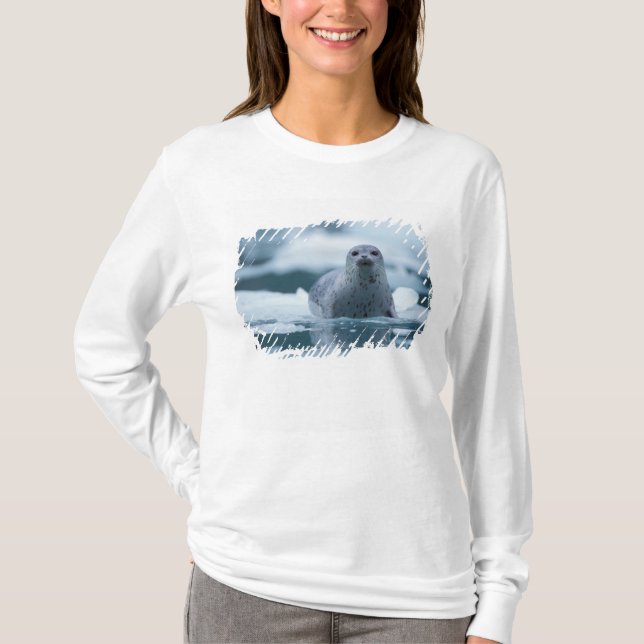 T-shirt phoque commun du pacifique, Phoca vitulina richard (Devant)
