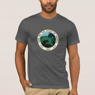 T-shirt Phoque de l'Indiana, phoque d'état américain