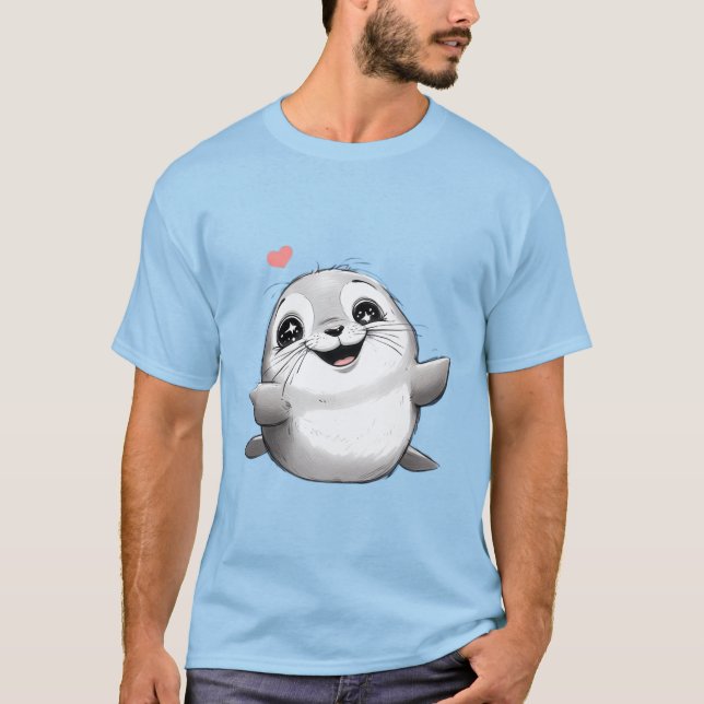 T-shirt Phoque Heureux (Devant)