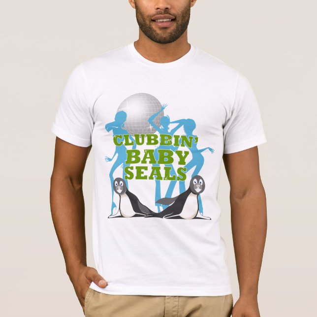 T-shirt Phoques pour bébés de Clubbin (Devant)