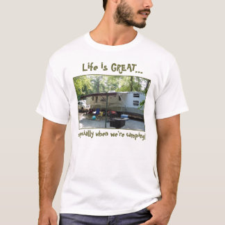 T-shirt photo1 campant, la vie est GRAND…,