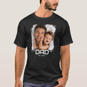 T-Shirt Photo Audacieux Établit Papa