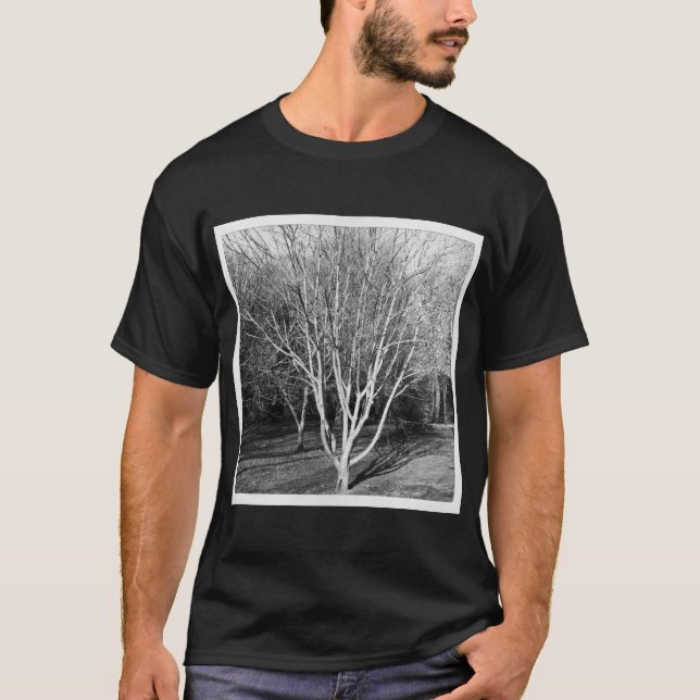 T-shirt Photo carré - Arbre (Devant)