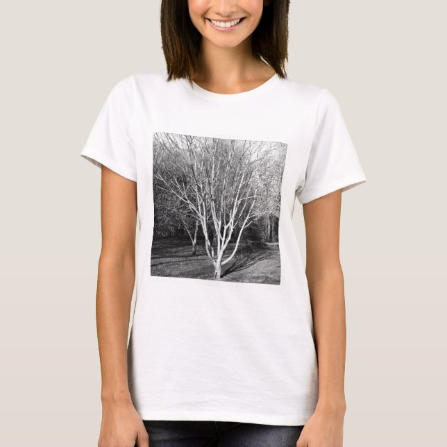 T-shirt Photo carré - Arbre (Devant)