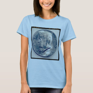 T-shirt Photo carré - JFK Demi-Dollar
