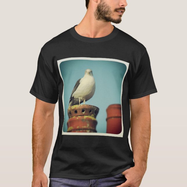 T-shirt Photo carré - Perche préférée (Devant)