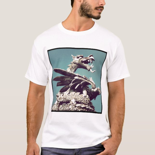 T-shirt Photo carrée - Dragon (Devant)