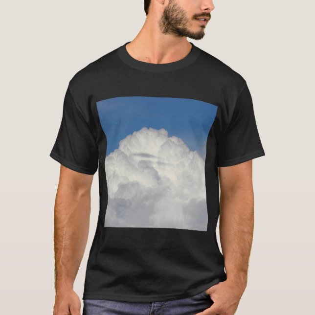T-shirt Photo carrée - Nuage (Devant)