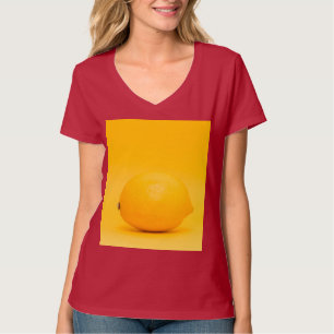 T-shirt Photo citron