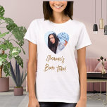 T-shirt Photo cœur tribu de mariée enterrement de vie de j<br><div class="desc">Personnalisez avec une photo à l'intérieur du cadre en forme de cœur. Pour les douches de mariée et les enterrements de vie de jeune fille.</div>