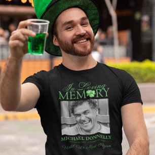 T-Shirt photo commémoratif du trèfle irlandais