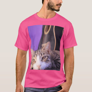 T-shirt Photo cool Chat Avec Guitare Pour Chats Guitare Ph
