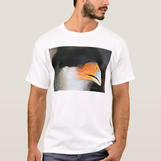 T-shirt Photo crêtée d'image de tir de tête de faucon de