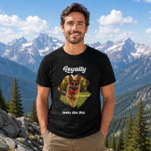 T-shirt Photo de Berger Allemand GSD Fidélité