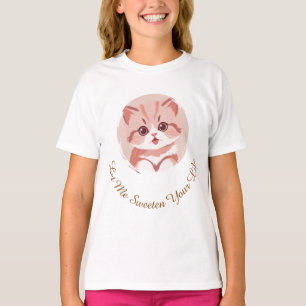 T-shirt Photo de chat mignon, Texte, Remplaçable, Drôle