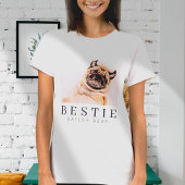 T-shirt Photo de Chic Pet Bestie BFF