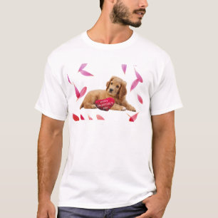T-shirt Photo de Chien de la Saint Valentin