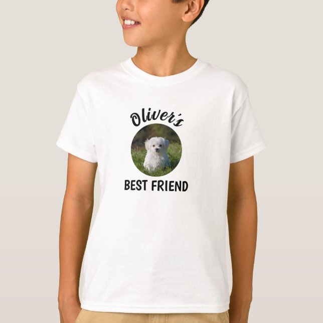 T-shirt Photo de chien personnalisée (Devant)
